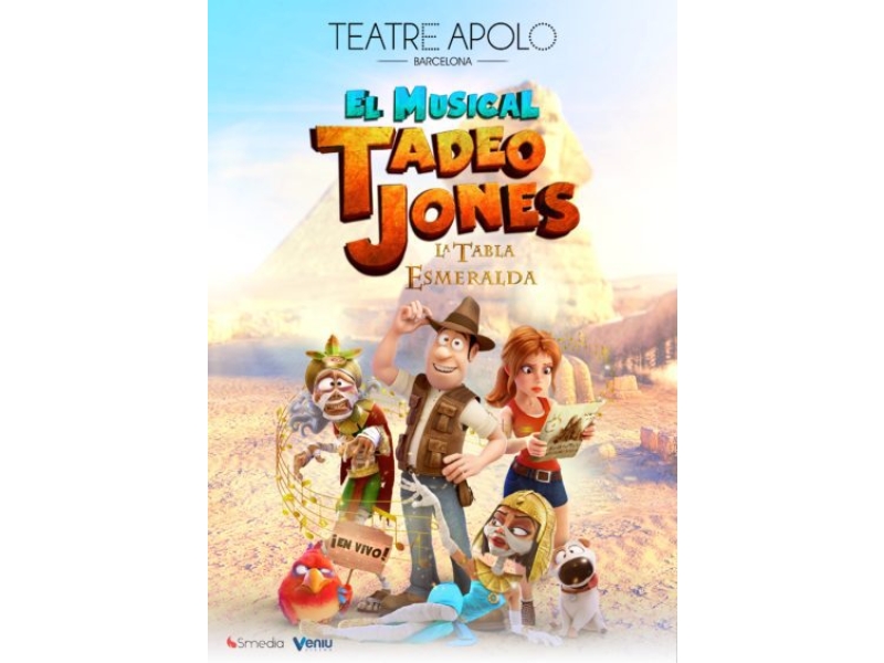 Tadeo Jones. La tabla esmeralda. El musical